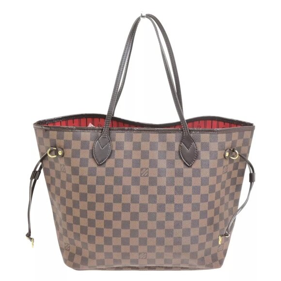 LOUIS VUITTON Neverfull MM Shoulder Bag Damier Ebene Leather BN N51105 23FA323 - Picture 11 of 14